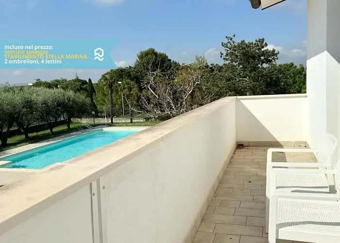 Viva1 - Numana, Nuovo Pentalocale In Con Piscina Numana